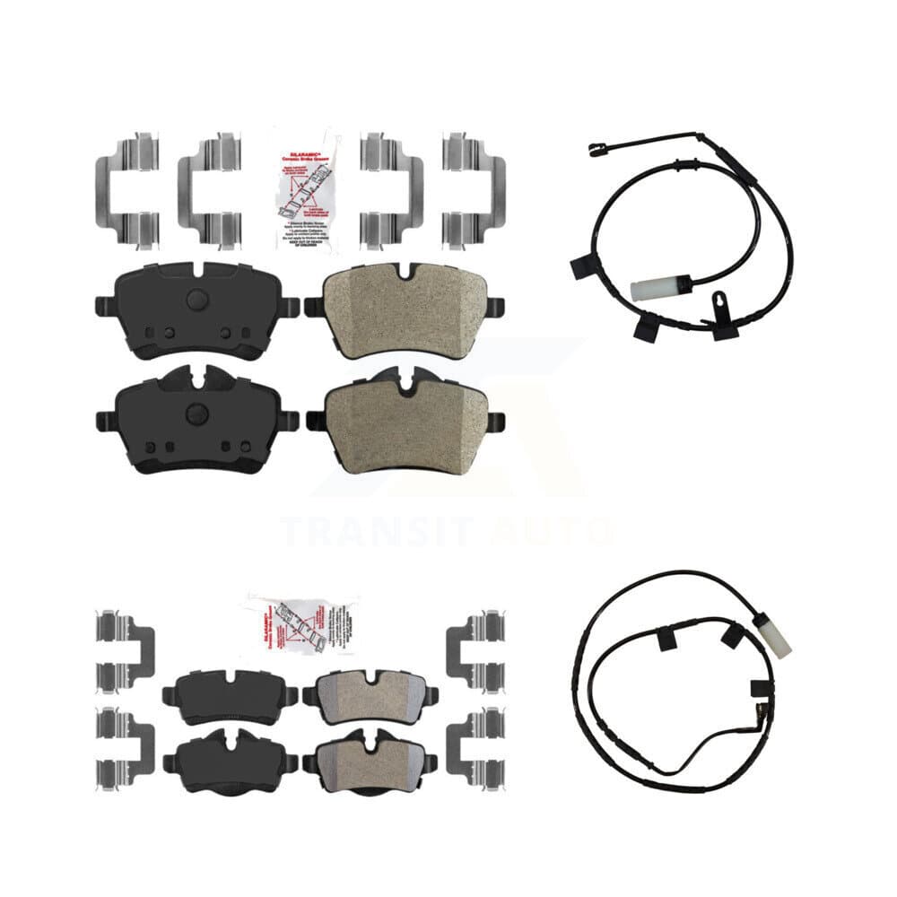 AmeriBRAKES - KNW-101388 - Front and Rear Disc Brake Pad Kits image 1