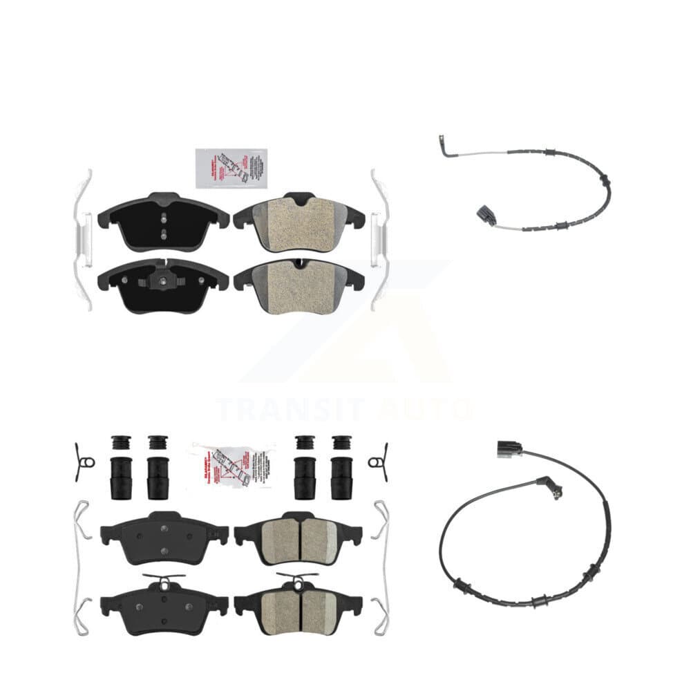 AmeriBRAKES - KNW-101390 - Front and Rear Disc Brake Pad Kits image 1