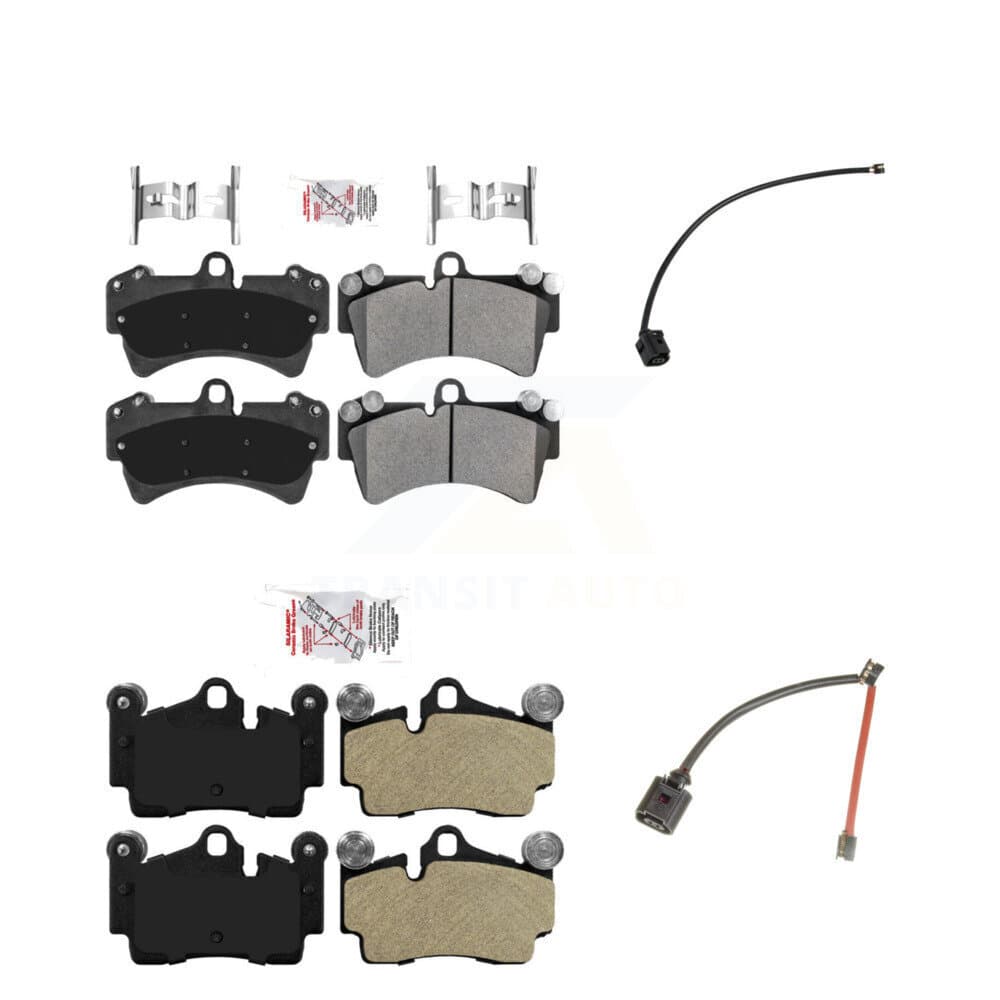 AmeriBRAKES - KNW-101400 - Front and Rear Disc Brake Pad Kits image 1