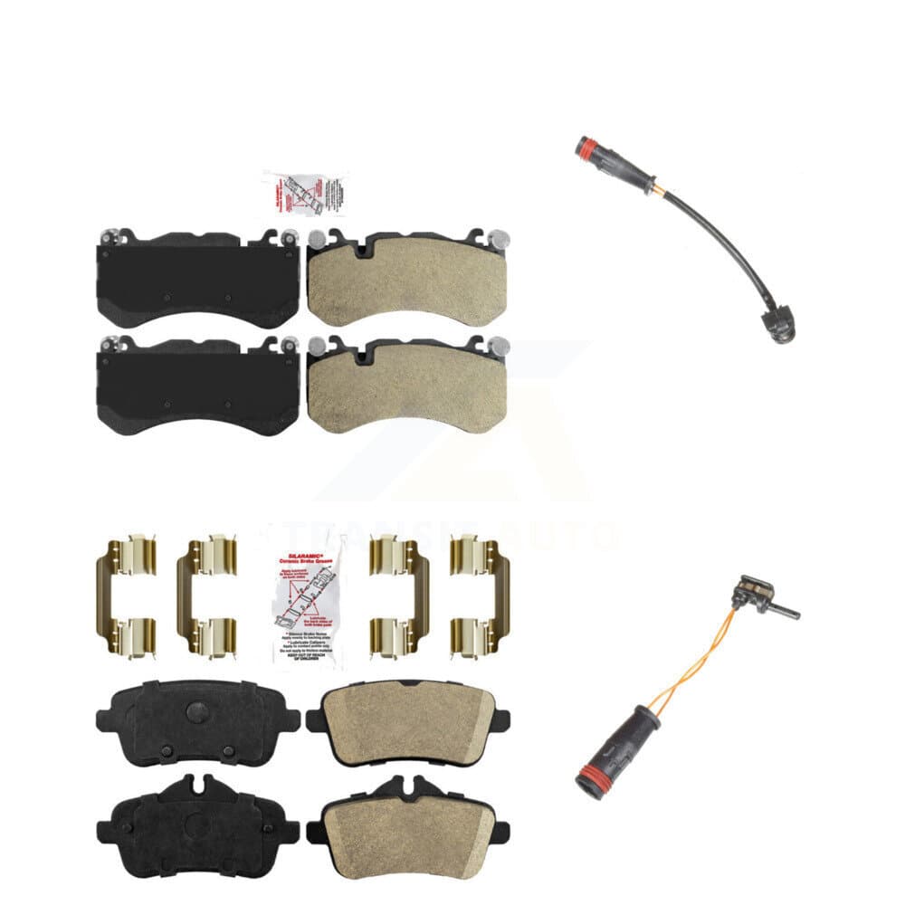 AmeriBRAKES - KNW-101401 - Front and Rear Disc Brake Pad Kits image 1