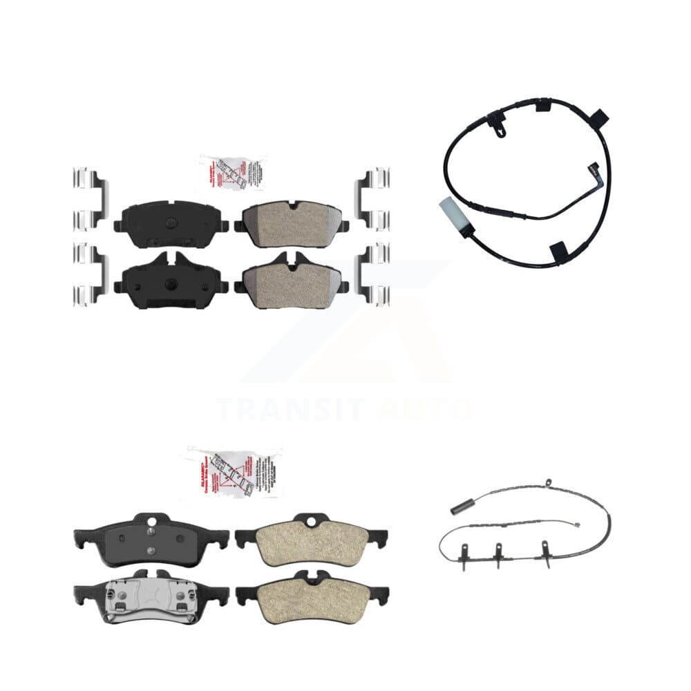 AmeriBRAKES - KNW-101407 - Front and Rear Disc Brake Pad Kits image 1