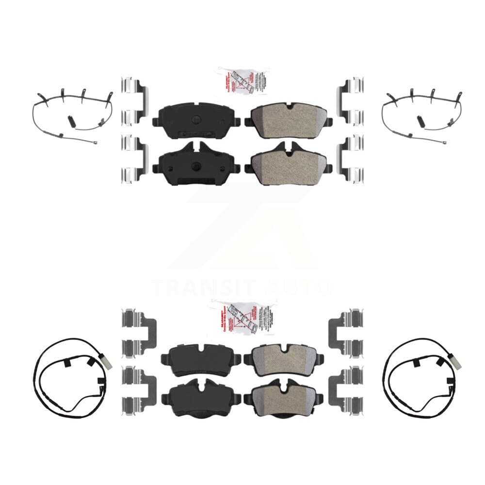 AmeriBRAKES - KNW-101418 - Front and Rear Disc Brake Pad Kits image 1