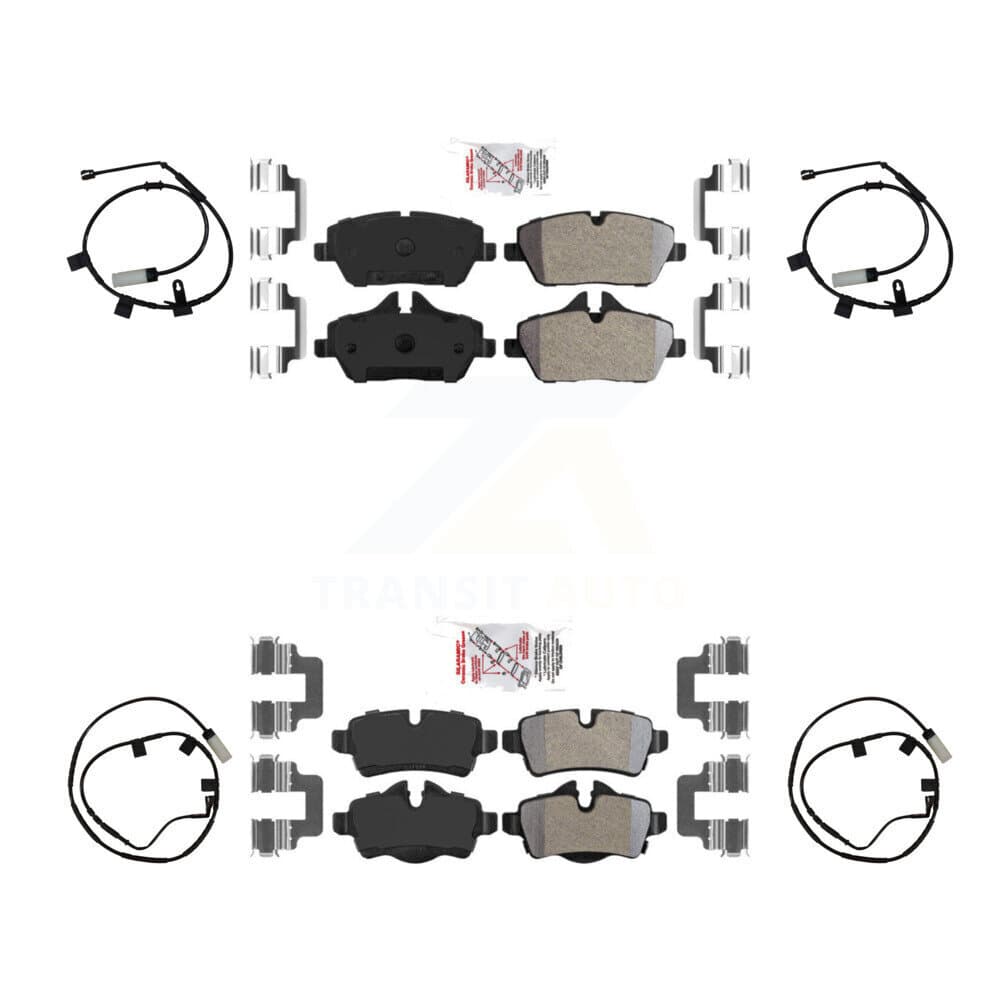 AmeriBRAKES - KNW-101425 - Front and Rear Disc Brake Pad Kits image 1