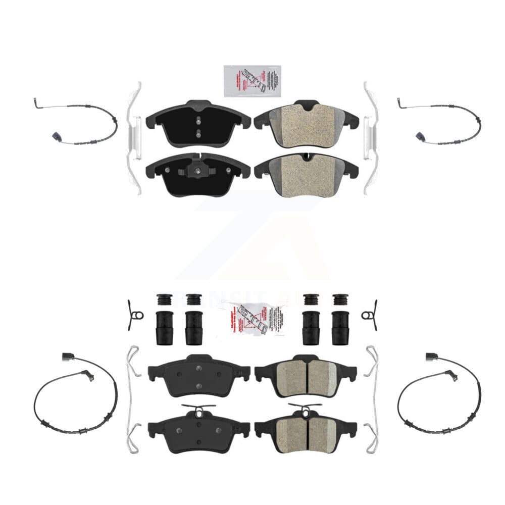 AmeriBRAKES - KNW-101435 - Front and Rear Disc Brake Pad Kits image 1