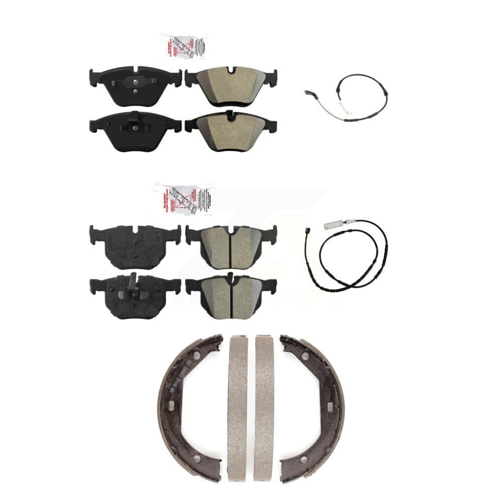 AmeriBRAKES - KNW-101442 - Front and Rear Disc Brake Pad Kits image 1