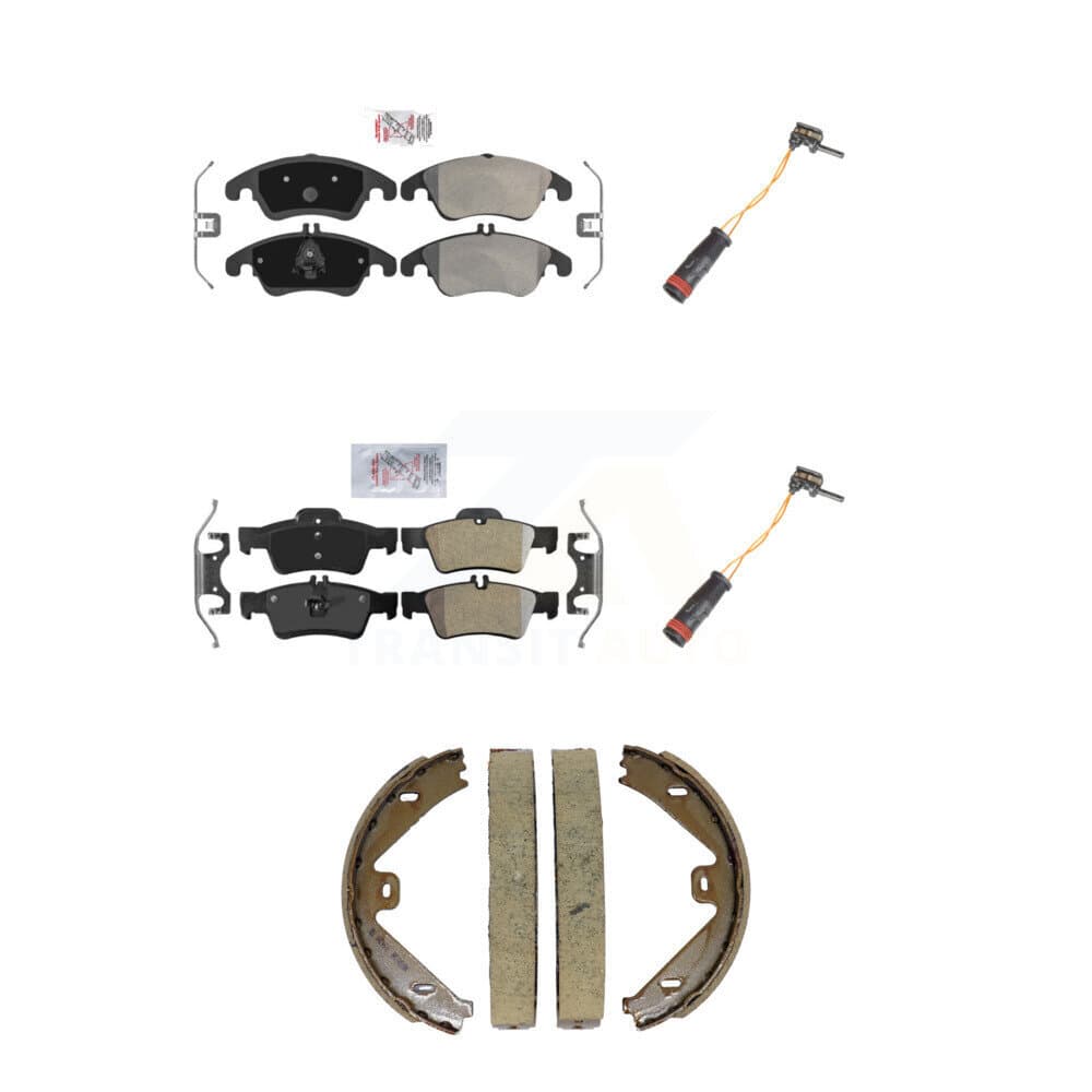 AmeriBRAKES - KNW-101445 - Front and Rear Disc Brake Pad Kits image 1