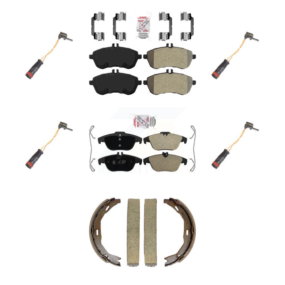 AmeriBRAKES - KNW-101457 - Front and Rear Disc Brake Pad Kits image 1