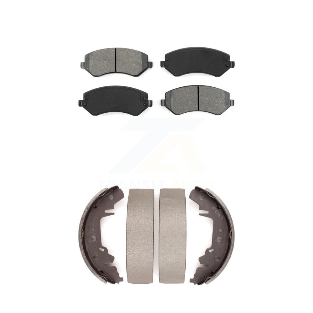 Transit Auto - KSN-100221 - Front and Rear Disc Brake Pad Kits image 1
