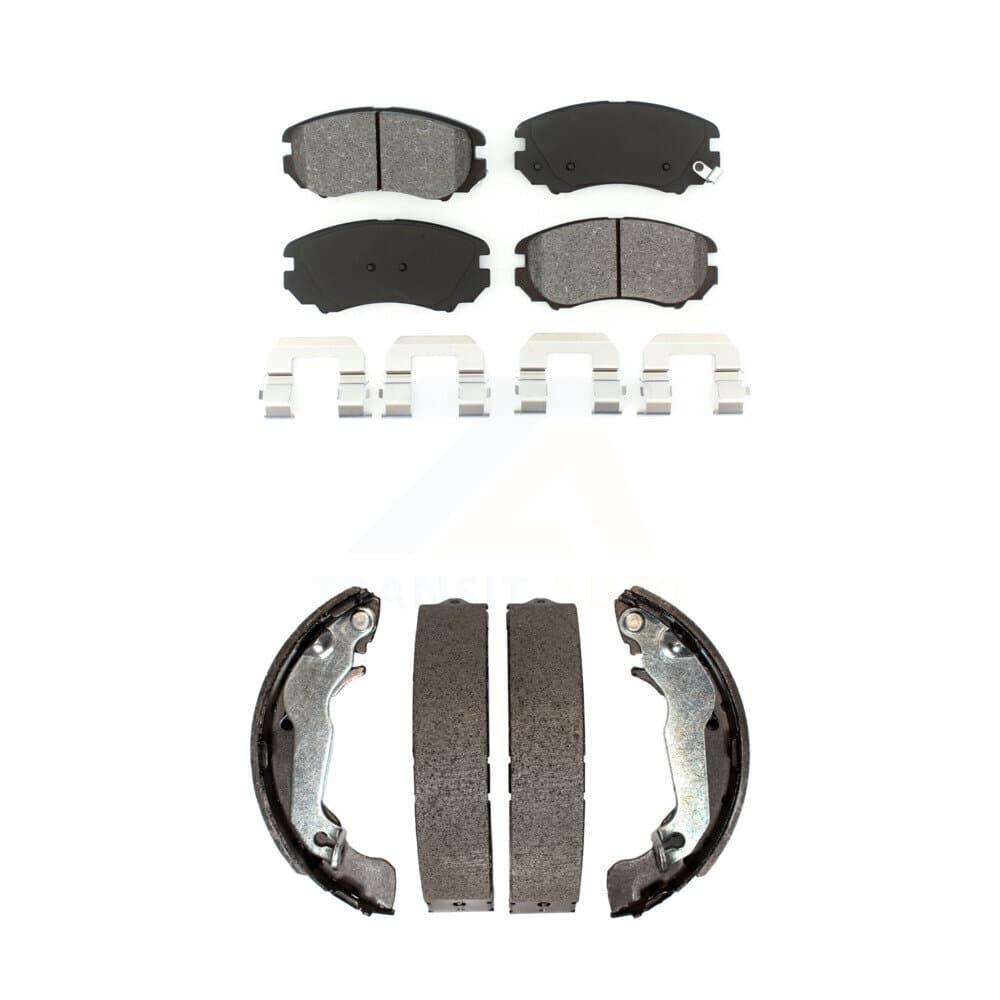 Transit Auto - KSN-100252 - Front and Rear Disc Brake Pad Kits image 1