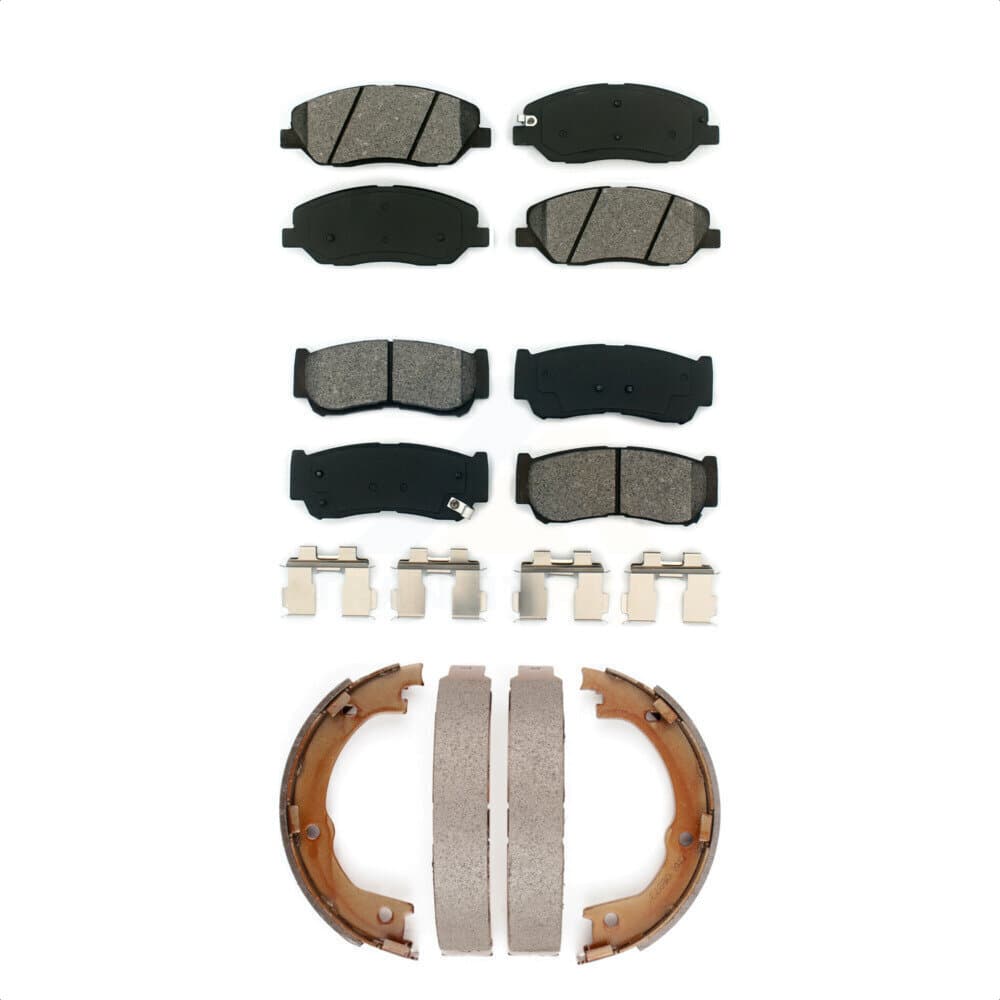 Transit Auto - KSN-100665 - Front and Rear Disc Brake Pad Kits image 1