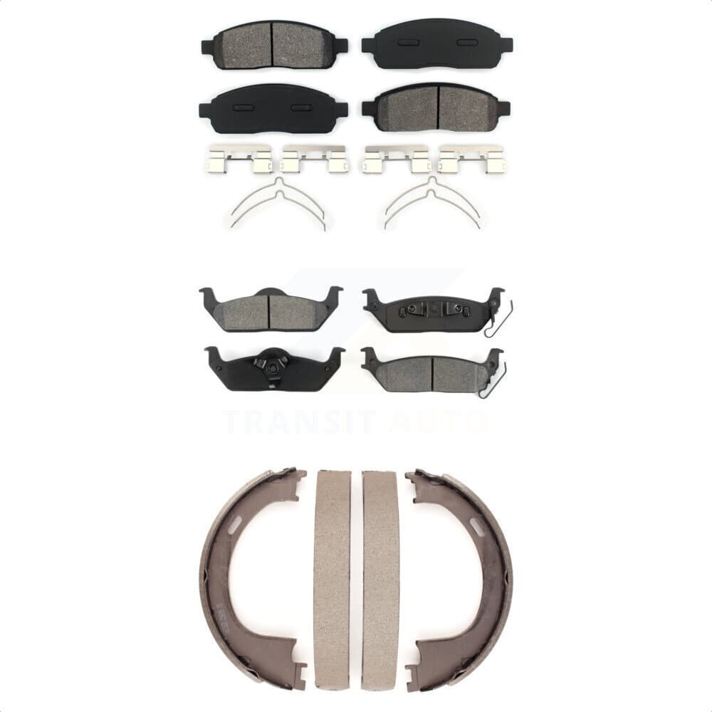 Transit Auto - KSN-100689 - Front and Rear Disc Brake Pad Kits image 1