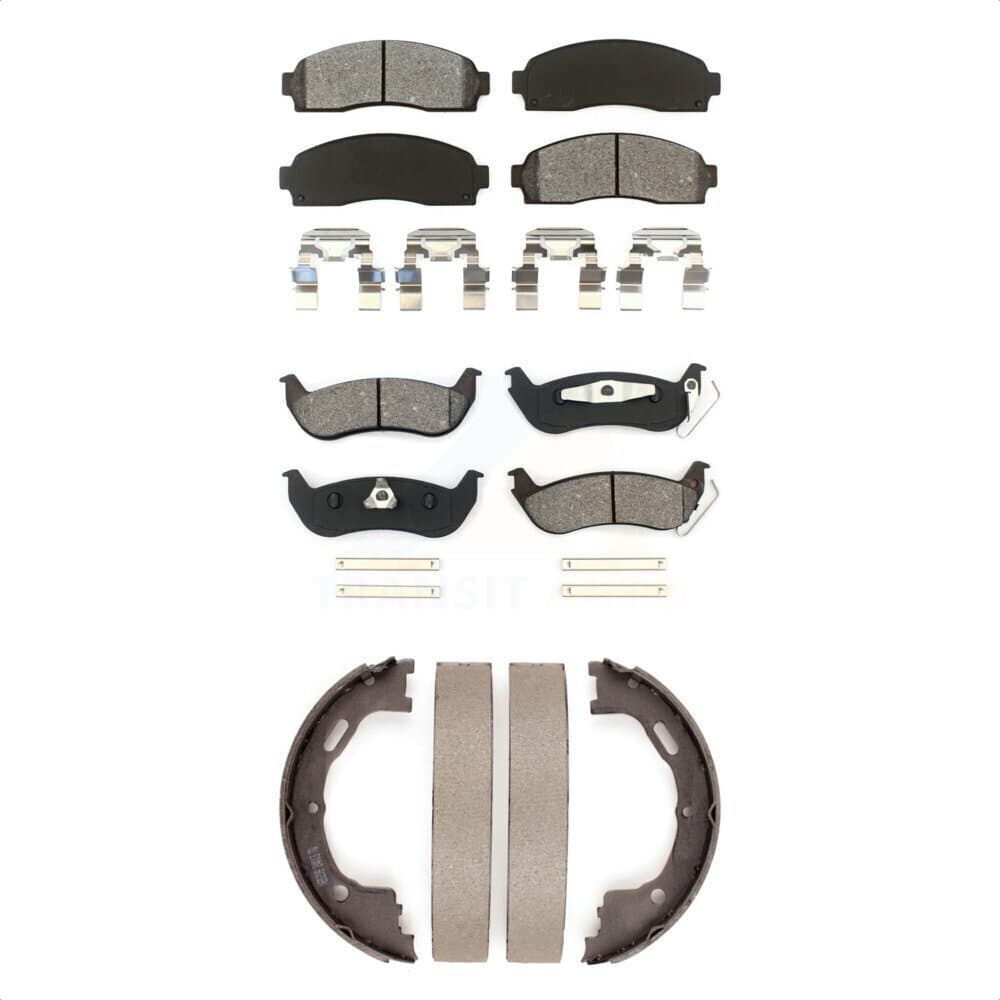 Transit Auto - KSN-100701 - Front and Rear Disc Brake Pad Kits image 1