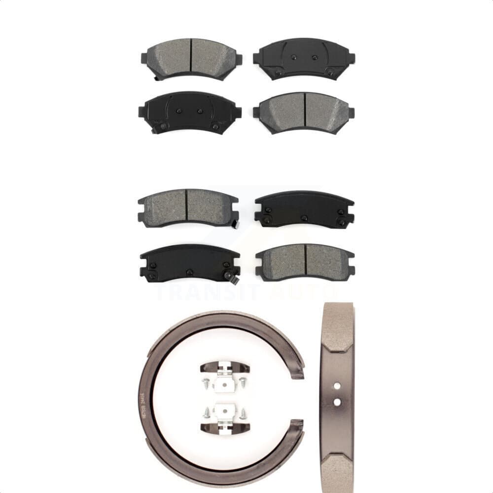 Transit Auto - KSN-100718 - Front and Rear Disc Brake Pad Kits image 1