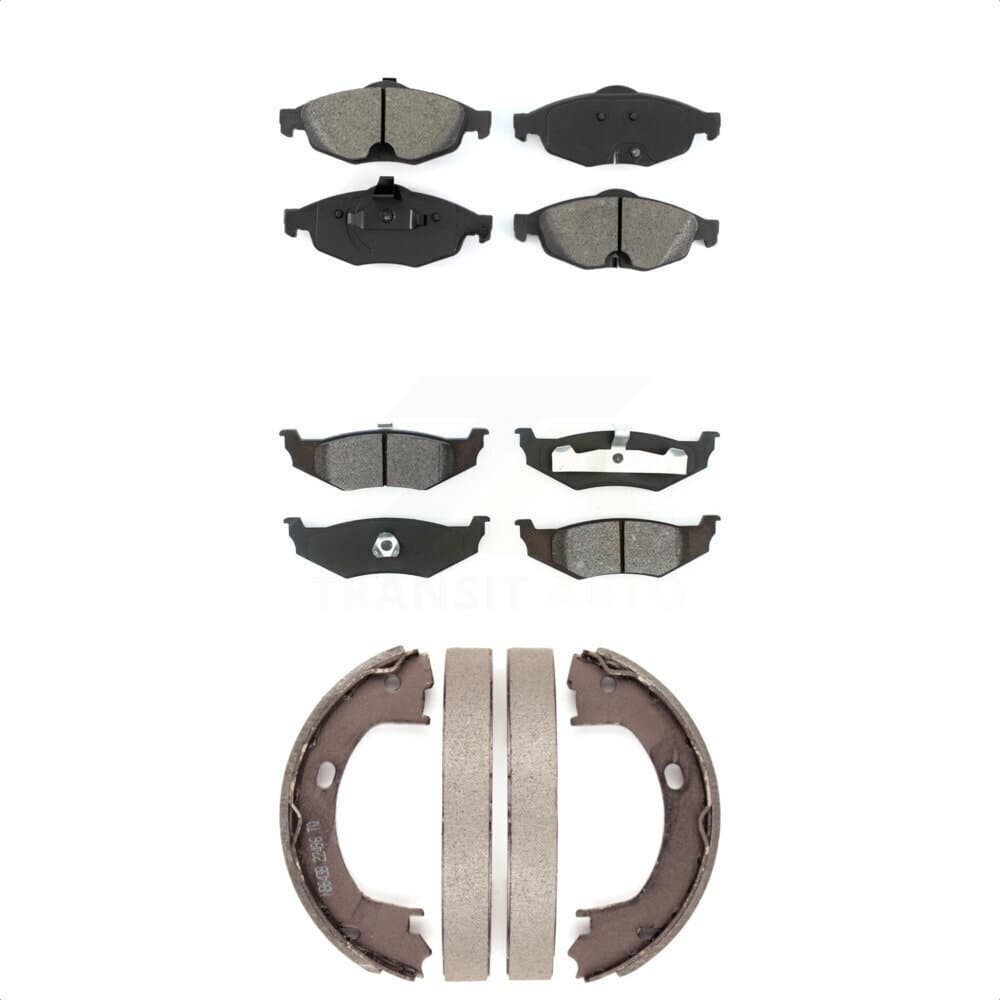 Transit Auto - KSN-100733 - Front and Rear Disc Brake Pad Kits image 1