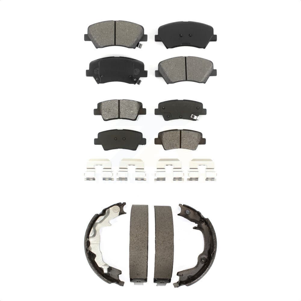 Transit Auto - KSN-100753 - Front and Rear Disc Brake Pad Kits image 1
