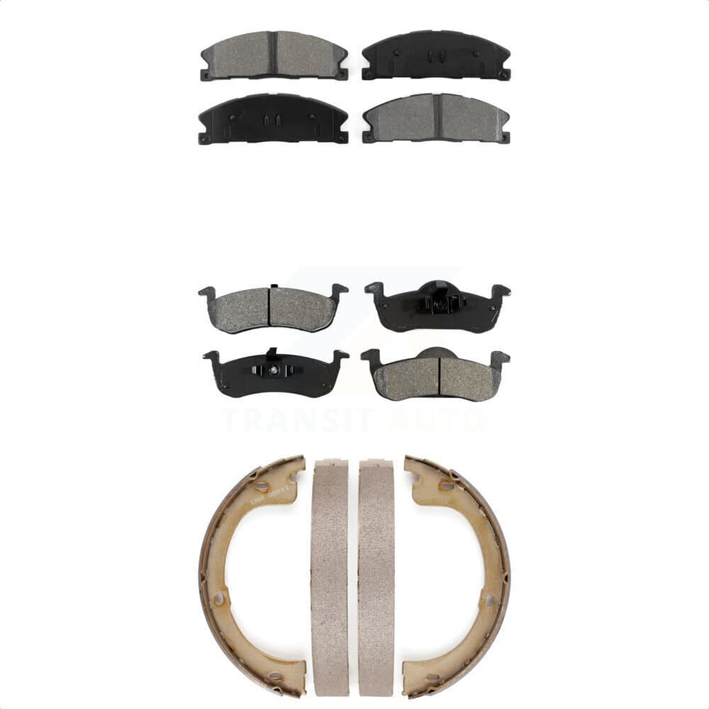 Transit Auto - KSN-100889 - Front and Rear Disc Brake Pad Kits image 1