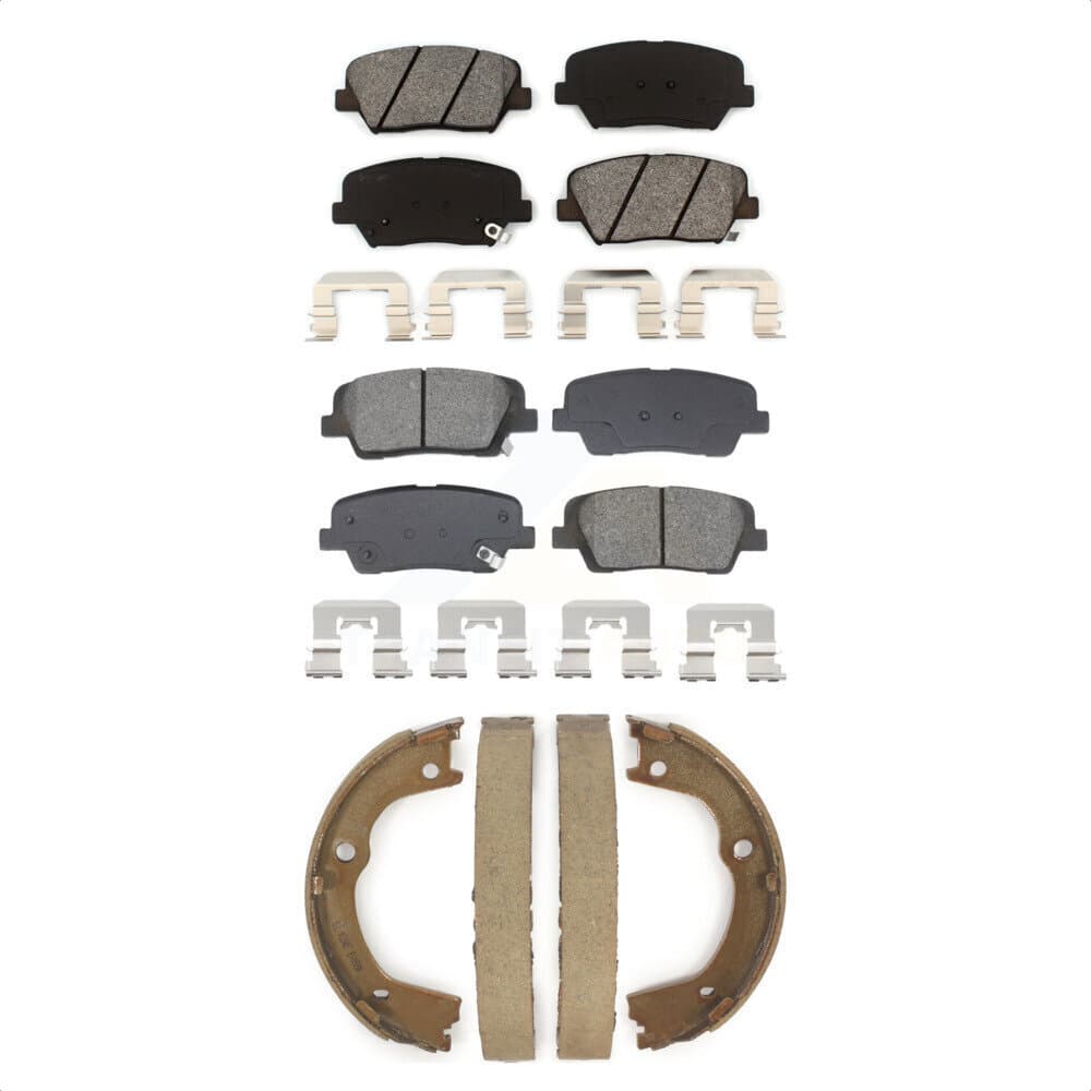 Transit Auto - KSN-100893 - Front and Rear Disc Brake Pad Kits image 1
