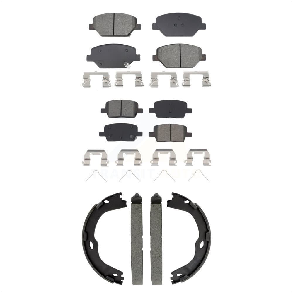 Transit Auto - KSN-100942 - Front and Rear Disc Brake Pad Kits image 1