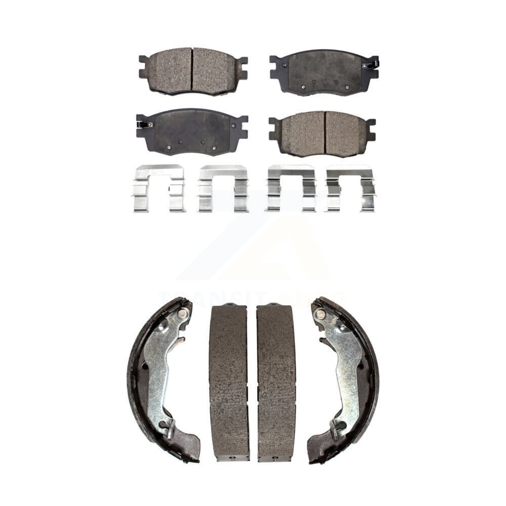 Transit Auto - KTN-100017 - Front and Rear Disc Brake Pad Kits image 1