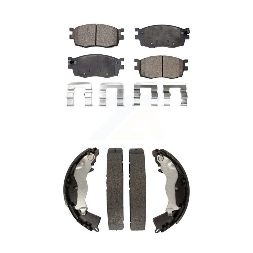 Transit Auto - KTN-100018 - Front and Rear Disc Brake Pad Kits image 1