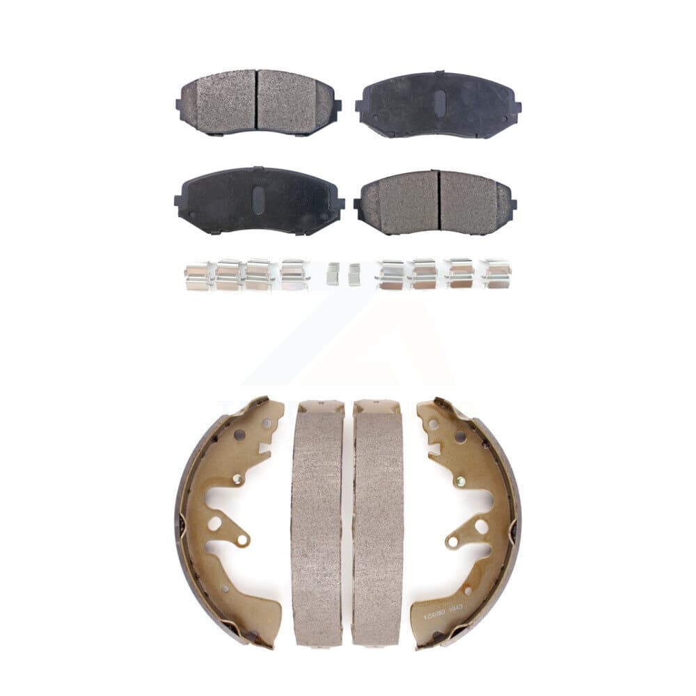 Transit Auto - KTN-100025 - Front and Rear Disc Brake Pad Kits image 1