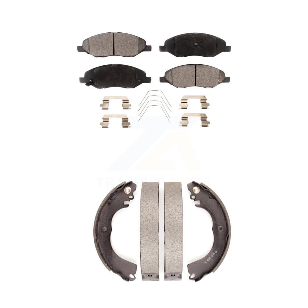 Transit Auto - KTN-100031 - Front and Rear Disc Brake Pad Kits image 1