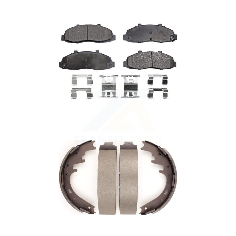 Transit Auto - KTN-100125 - Front and Rear Disc Brake Pad Kits image 1