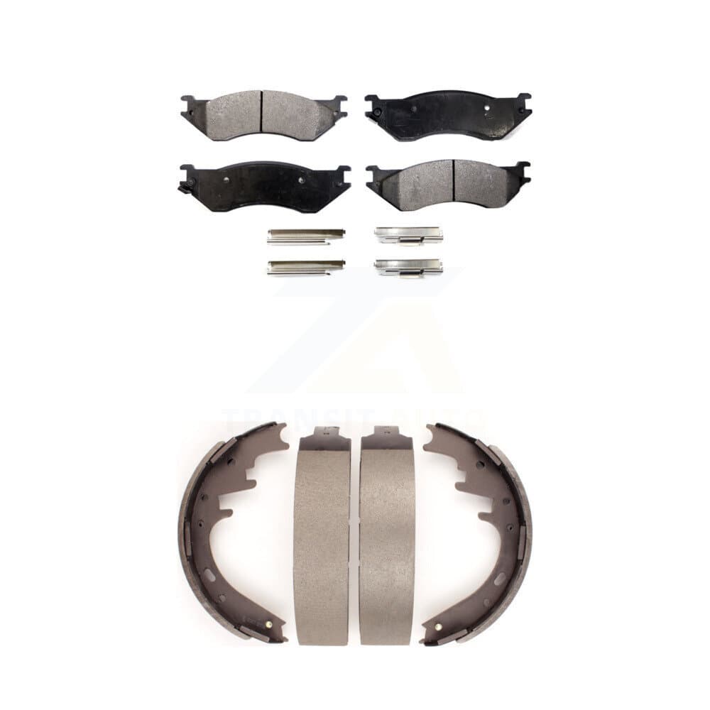 Transit Auto - KTN-100134 - Front and Rear Disc Brake Pad Kits image 1