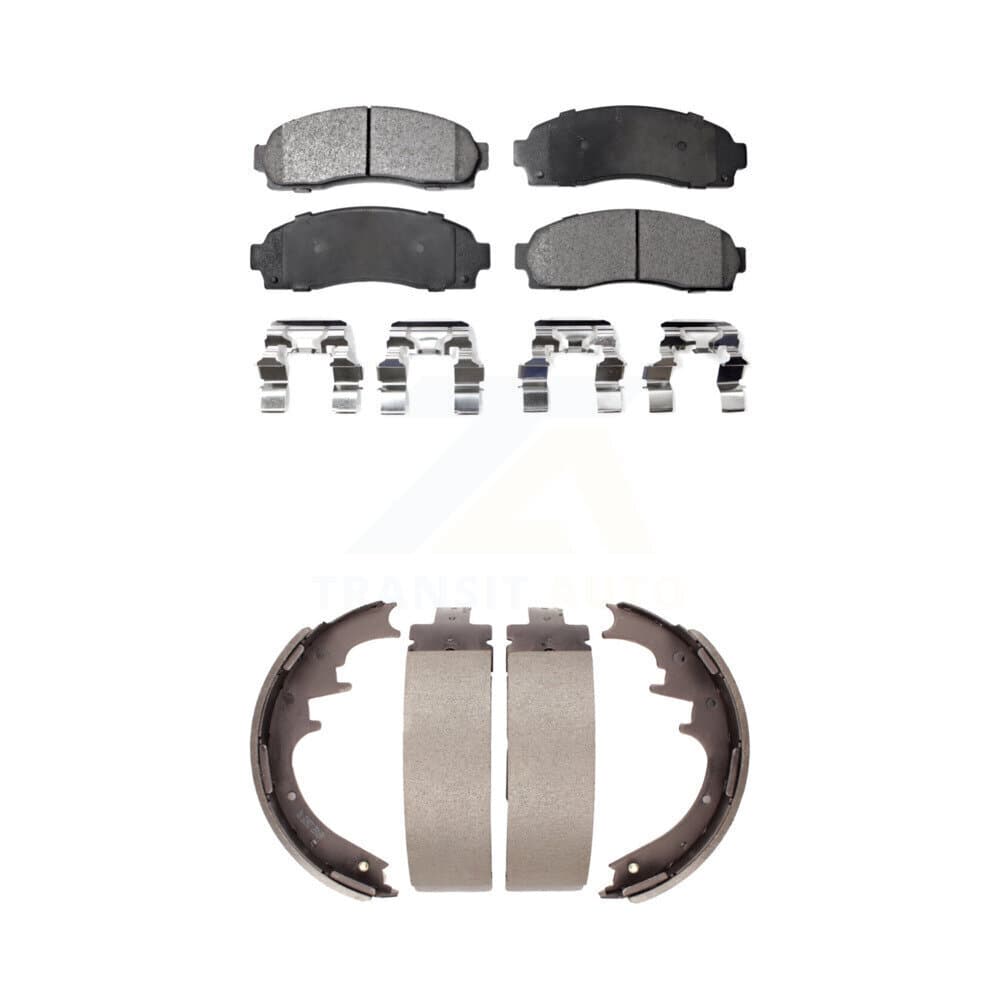 Transit Auto - KTN-100161 - Front and Rear Disc Brake Pad Kits image 1