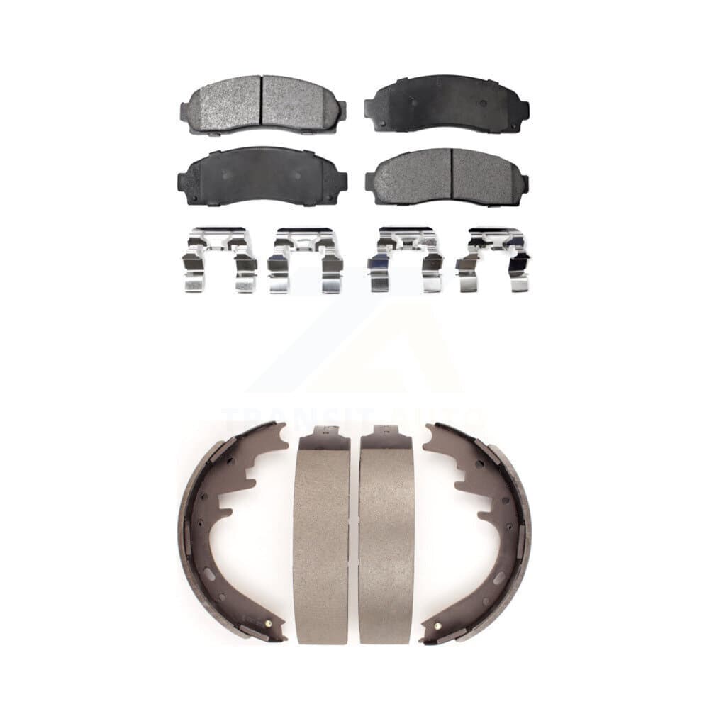 Transit Auto - KTN-100162 - Front and Rear Disc Brake Pad Kits image 1