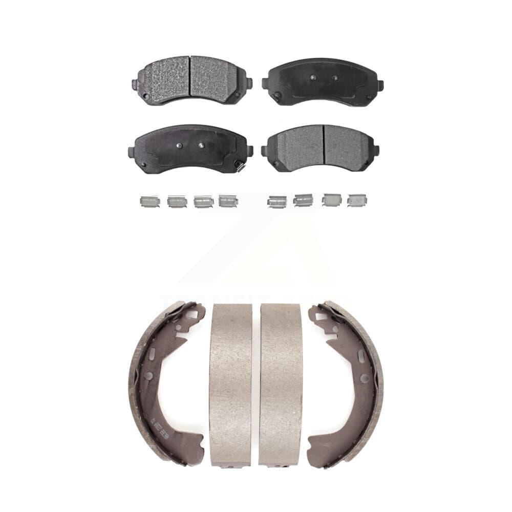 Transit Auto - KTN-100169 - Front and Rear Disc Brake Pad Kits image 1