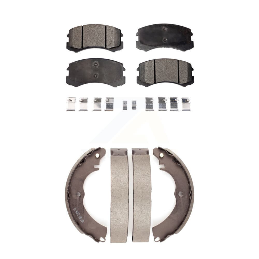 Transit Auto - KTN-100190 - Front and Rear Disc Brake Pad Kits image 1
