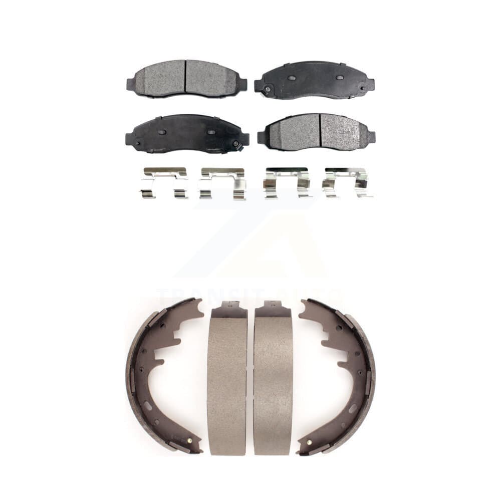 Transit Auto - KTN-100215 - Front and Rear Disc Brake Pad Kits image 1