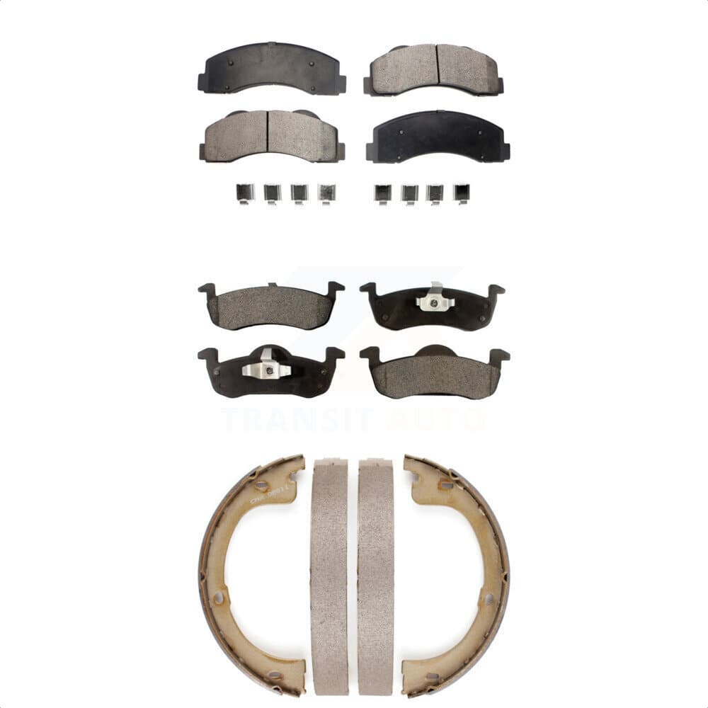 Transit Auto - KTN-100520 - Front and Rear Disc Brake Pad Kits image 1