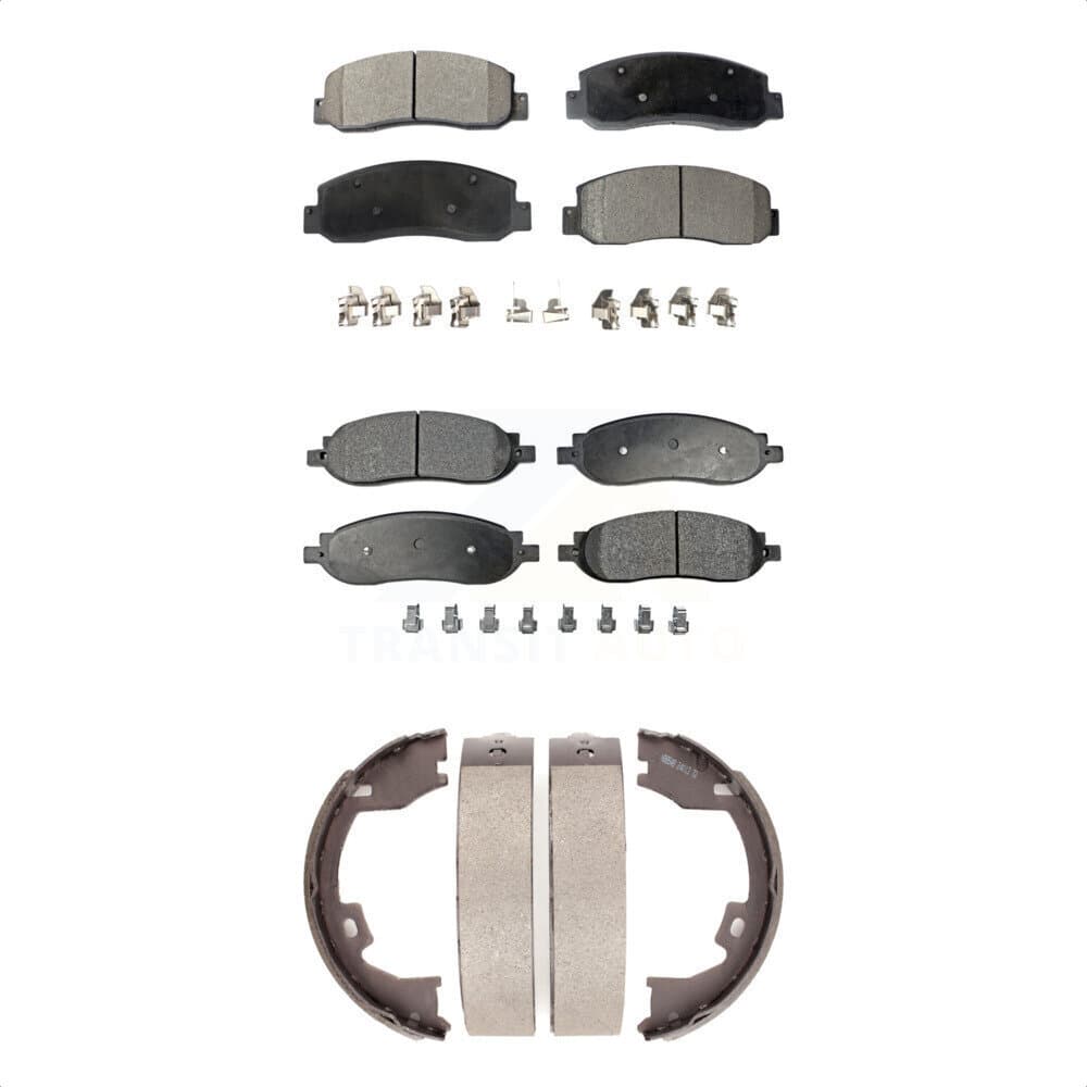Transit Auto - KTN-100524 - Front and Rear Disc Brake Pad Kits image 1