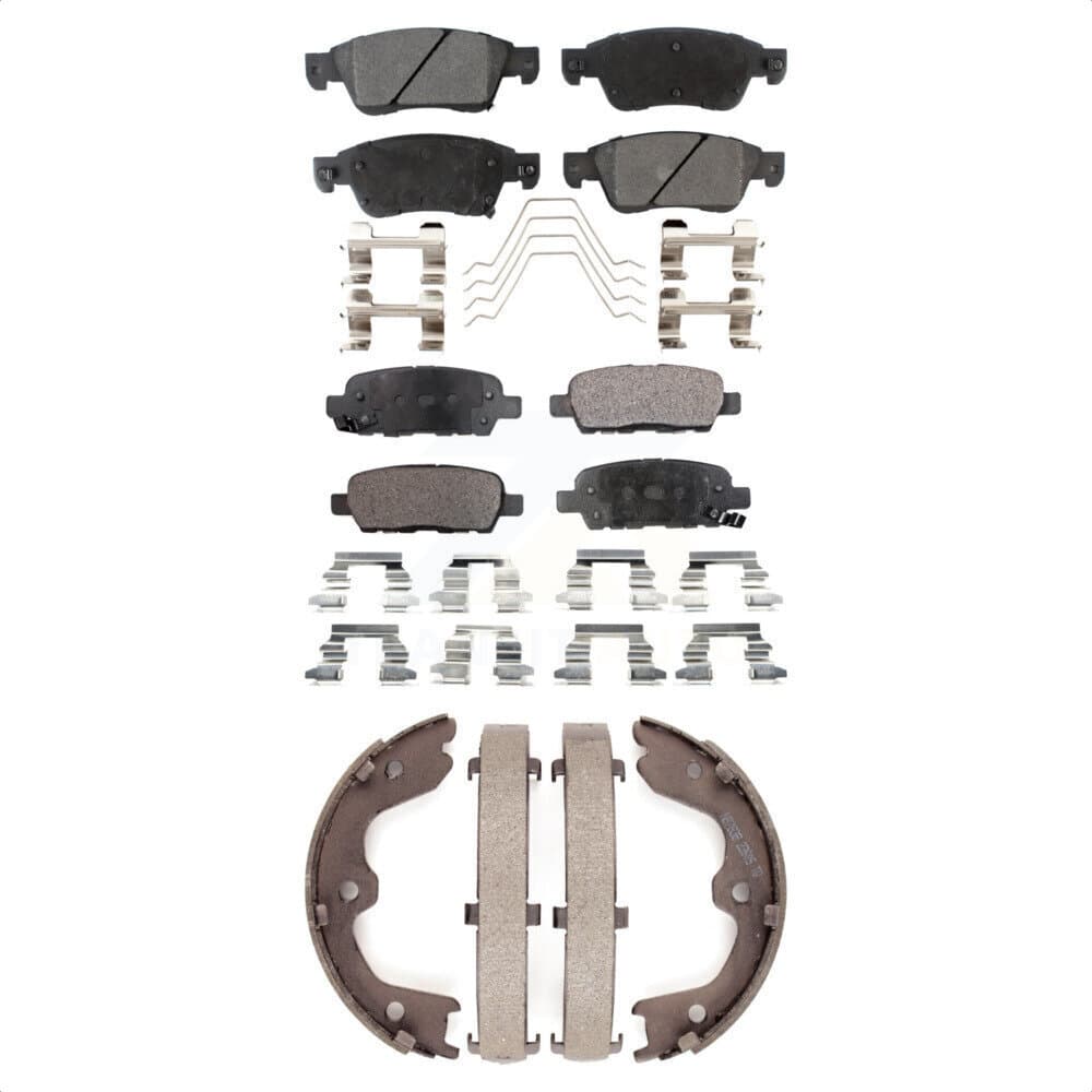 Transit Auto - KTN-100535 - Front and Rear Disc Brake Pad Kits image 1