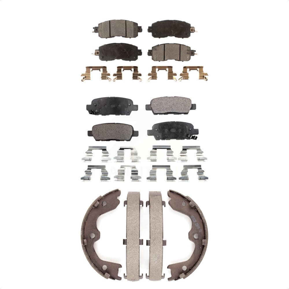 Transit Auto - KTN-100544 - Front and Rear Disc Brake Pad Kits image 1
