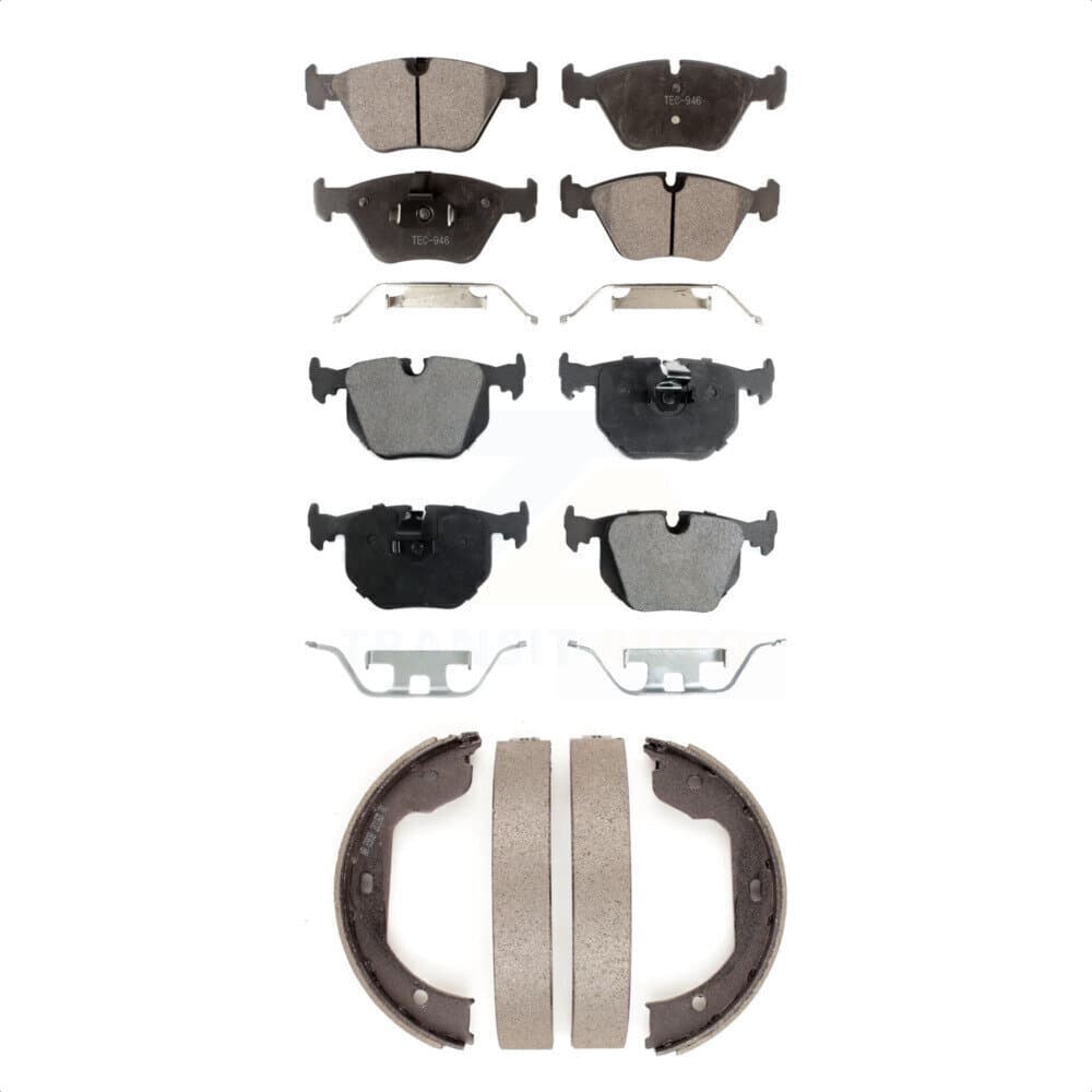 Transit Auto - KTN-100563 - Front and Rear Disc Brake Pad Kits image 1