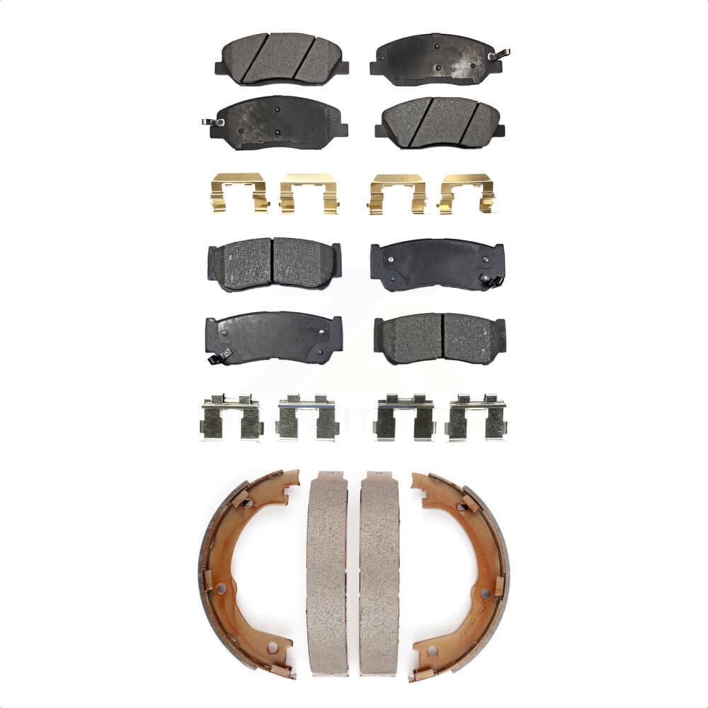 Transit Auto - KTN-100568 - Front and Rear Disc Brake Pad Kits image 1