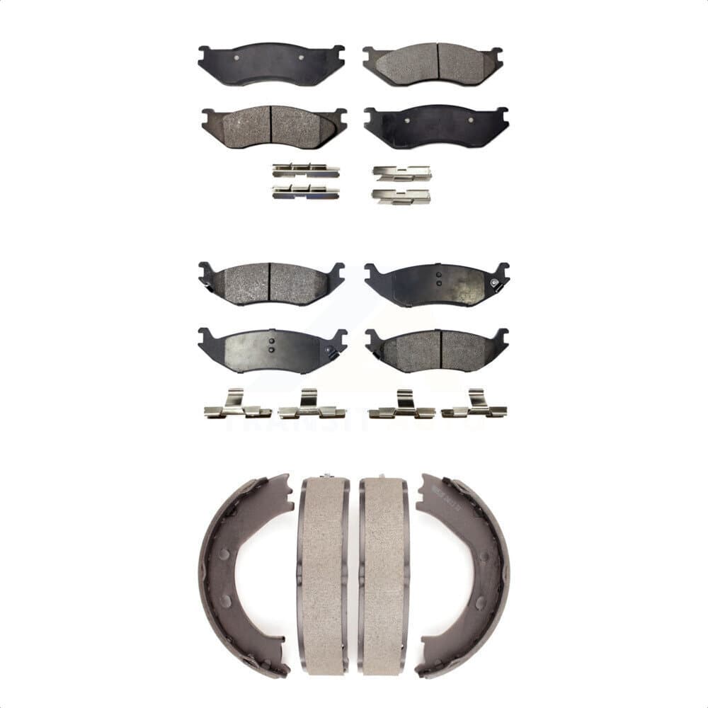 Transit Auto - KTN-100569 - Front and Rear Disc Brake Pad Kits image 1