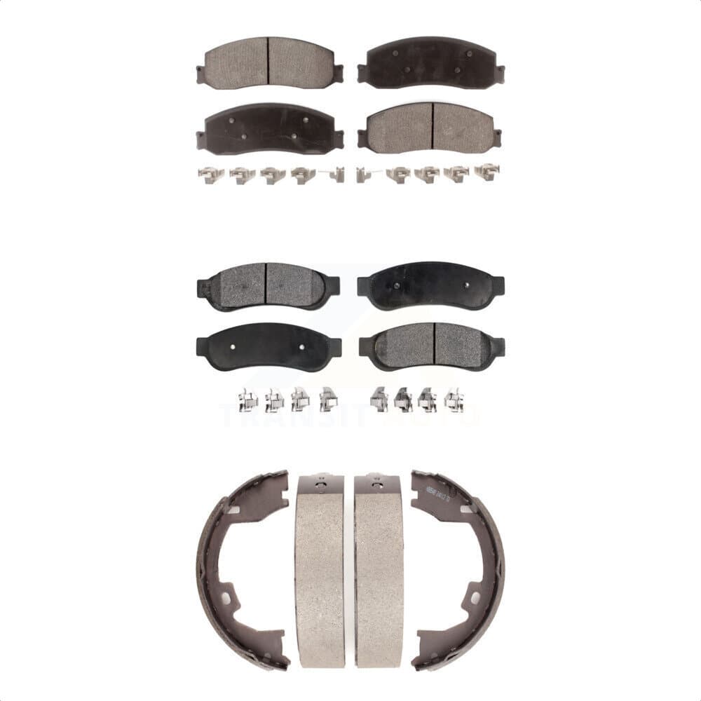 Transit Auto - KTN-100571 - Front and Rear Disc Brake Pad Kits image 1