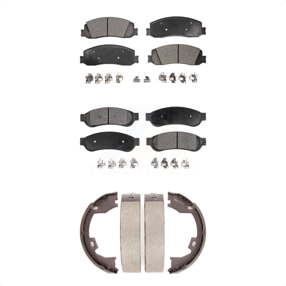 Transit Auto - KTN-100572 - Front and Rear Disc Brake Pad Kits image 1