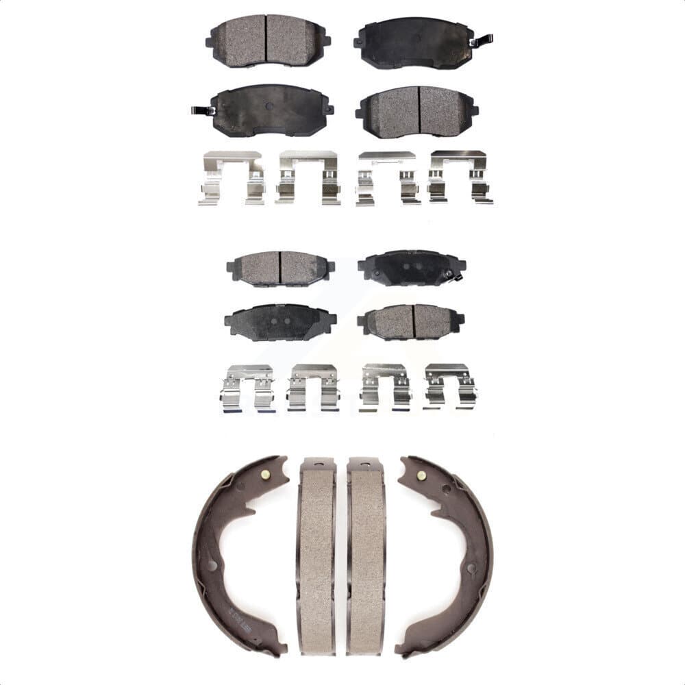 Transit Auto - KTN-100583 - Front and Rear Disc Brake Pad Kits image 1