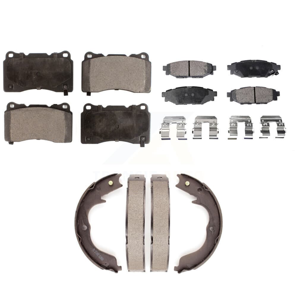 Transit Auto - KTN-100584 - Front and Rear Disc Brake Pad Kits image 1