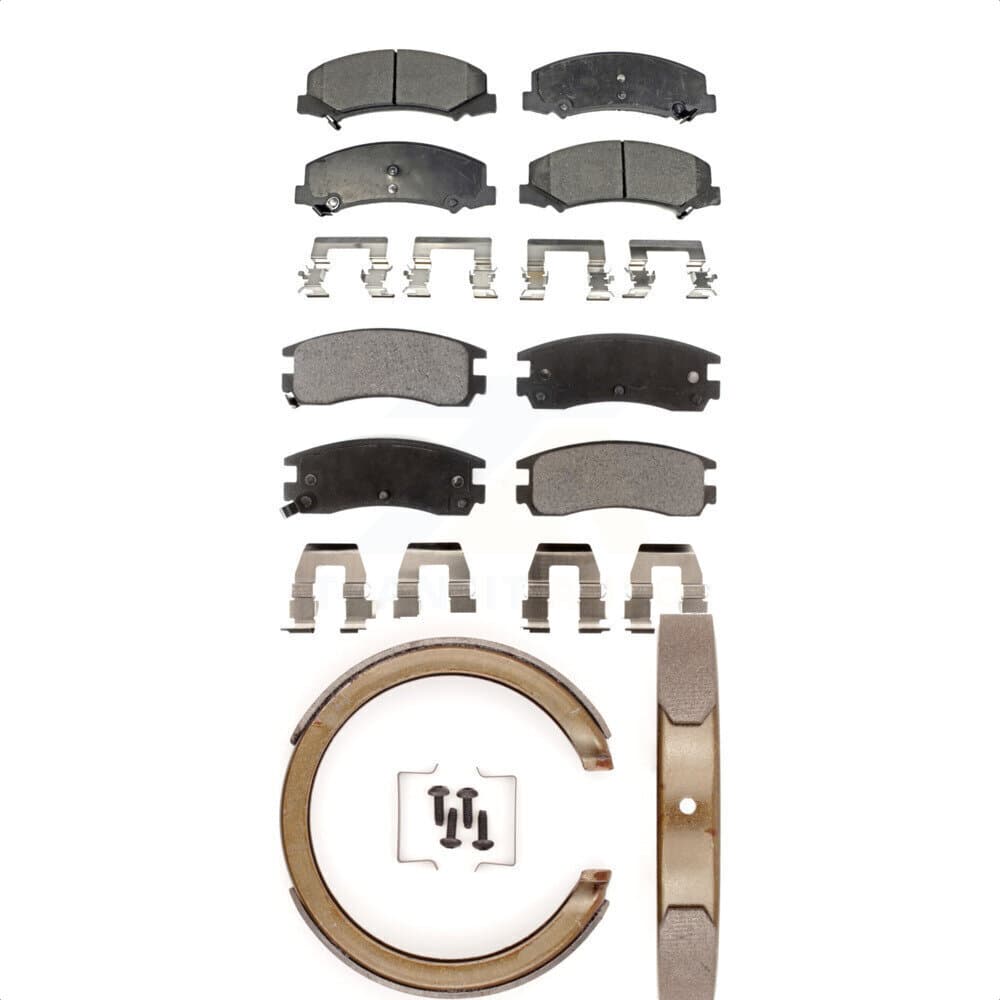 Transit Auto - KTN-100591 - Front and Rear Disc Brake Pad Kits image 1