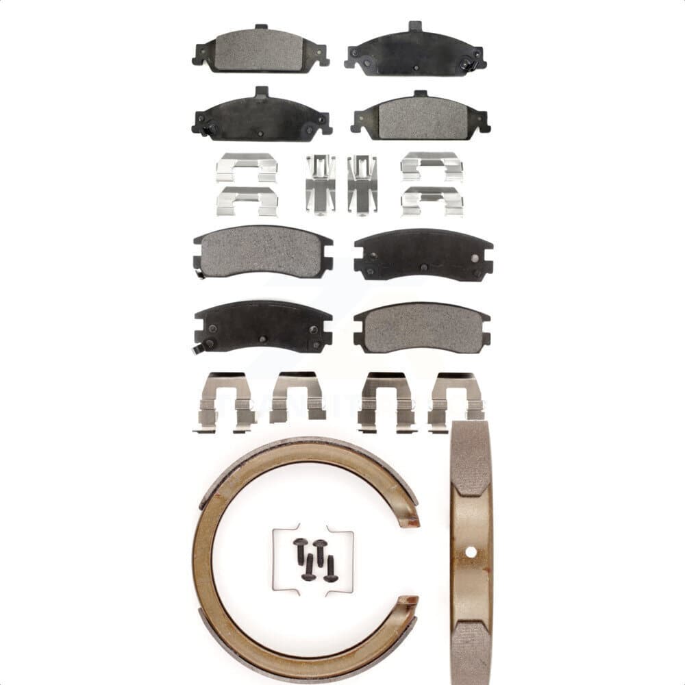 Transit Auto - KTN-100593 - Front and Rear Disc Brake Pad Kits image 1
