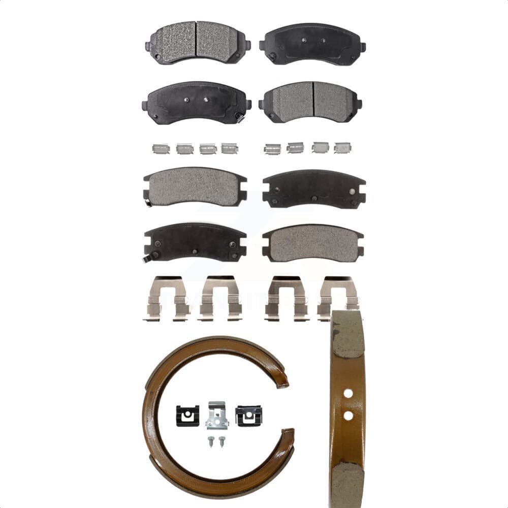 Transit Auto - KTN-100594 - Front and Rear Disc Brake Pad Kits image 1