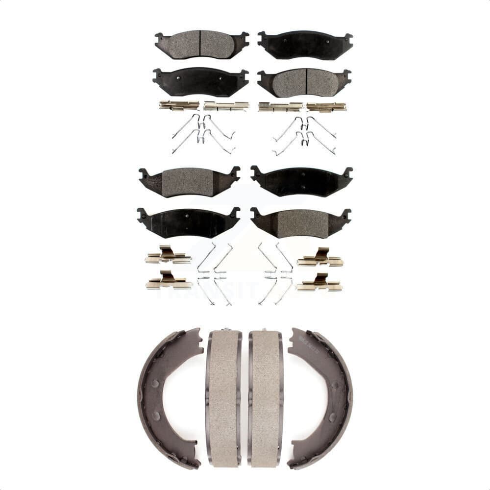 Transit Auto - KTN-100606 - Front and Rear Disc Brake Pad Kits image 1