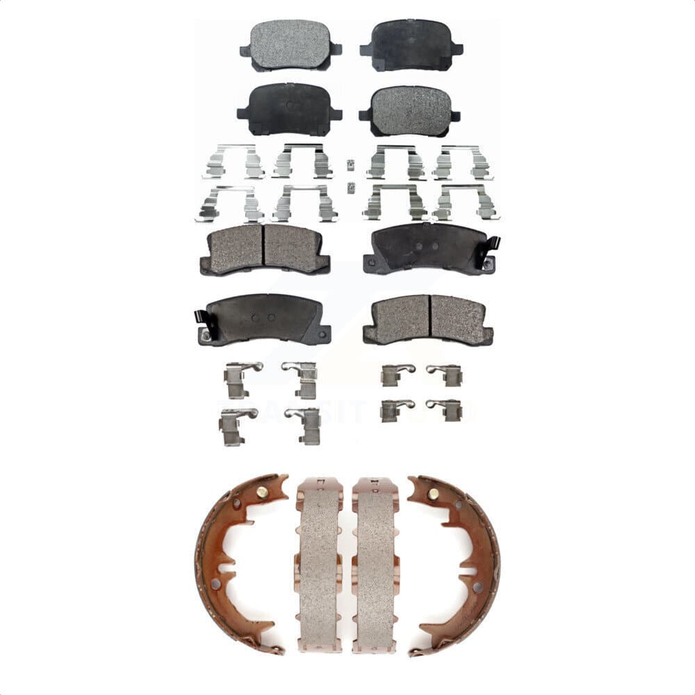 Transit Auto - KTN-100607 - Front and Rear Disc Brake Pad Kits image 1