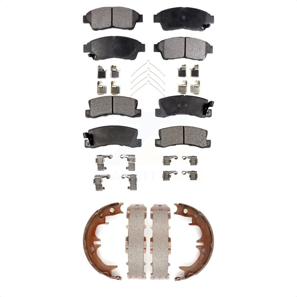 Transit Auto - KTN-100611 - Front and Rear Disc Brake Pad Kits image 1